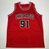 Dennis Rodman Autographed #91 Chicago Basketball Jersey