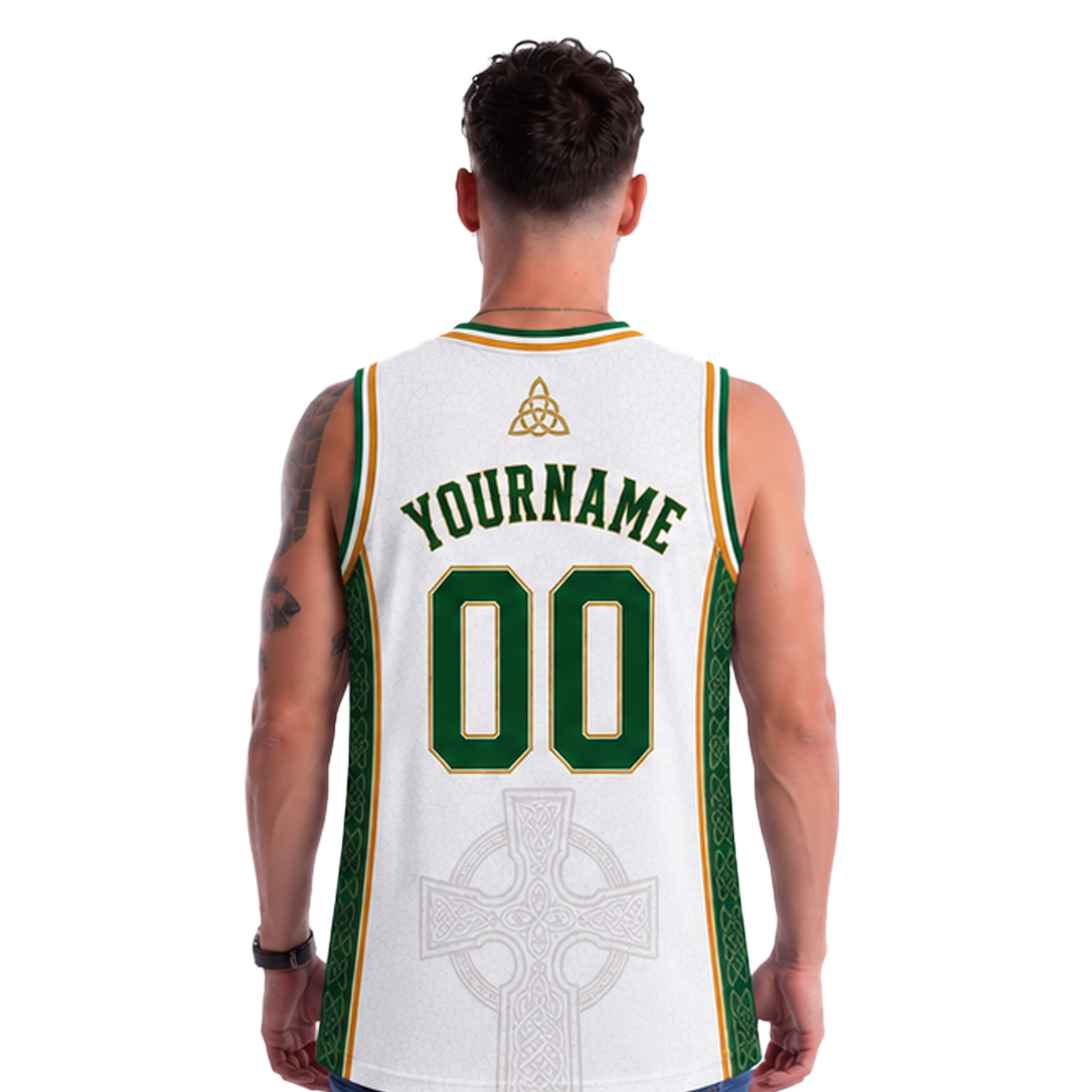 Ireland Custom Basketball Jersey - Image 3