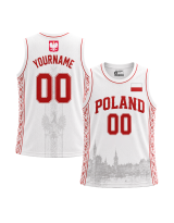 Poland Custom Basketball Jersey