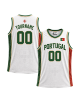 Portugal Custom Basketball Jersey