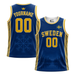 Sweden Custom Basketball Jersey