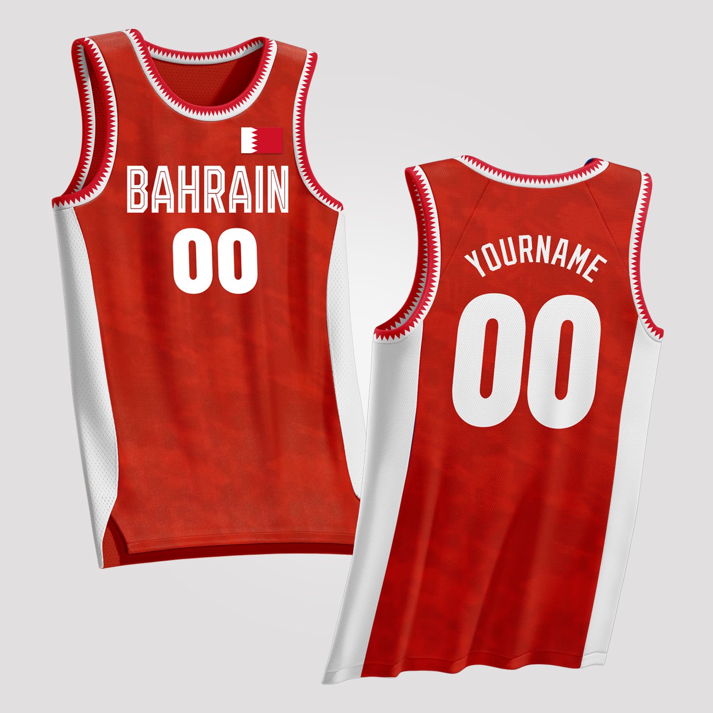 Bahrain Custom Basketball Jersey