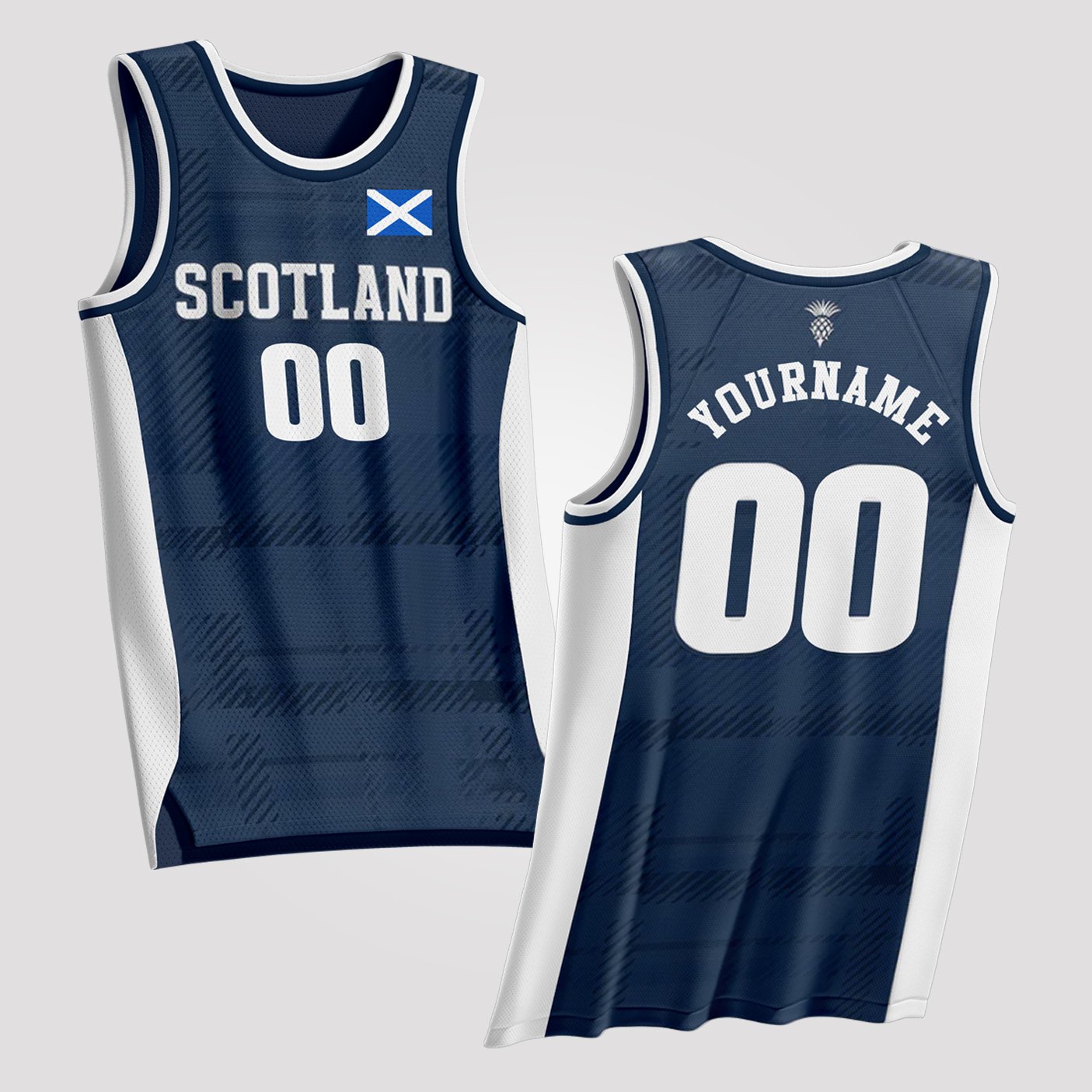 Scotland Custom Basketball Jersey
