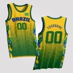 Brazil Custom Basketball Jersey