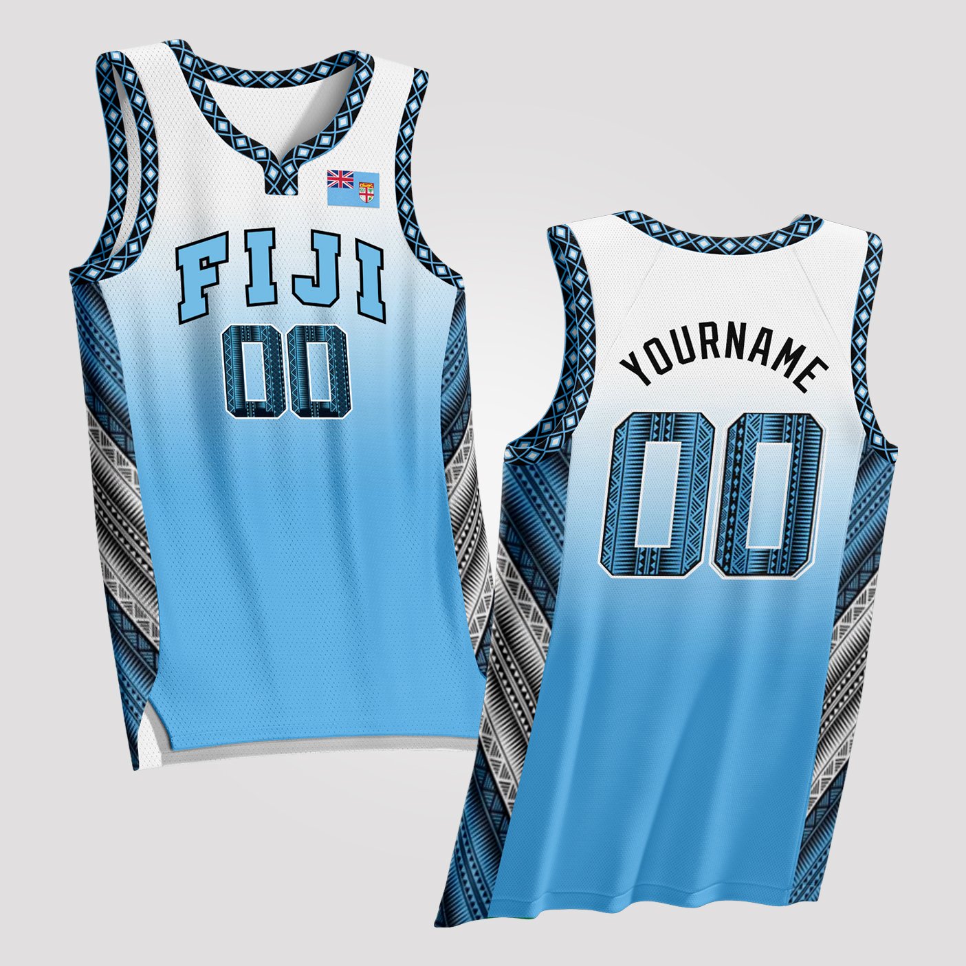 Fiji Custom Basketball Jersey
