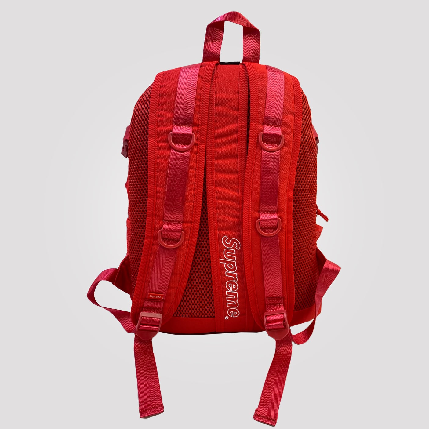Supreme Backpack Black Mesh Flex Logo | 99Jersey