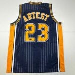 Ron Artest Autographed #23 Indiana Basketball Jersey