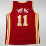 Trae Young Autographed #11 Atlanta Basketball Jersey