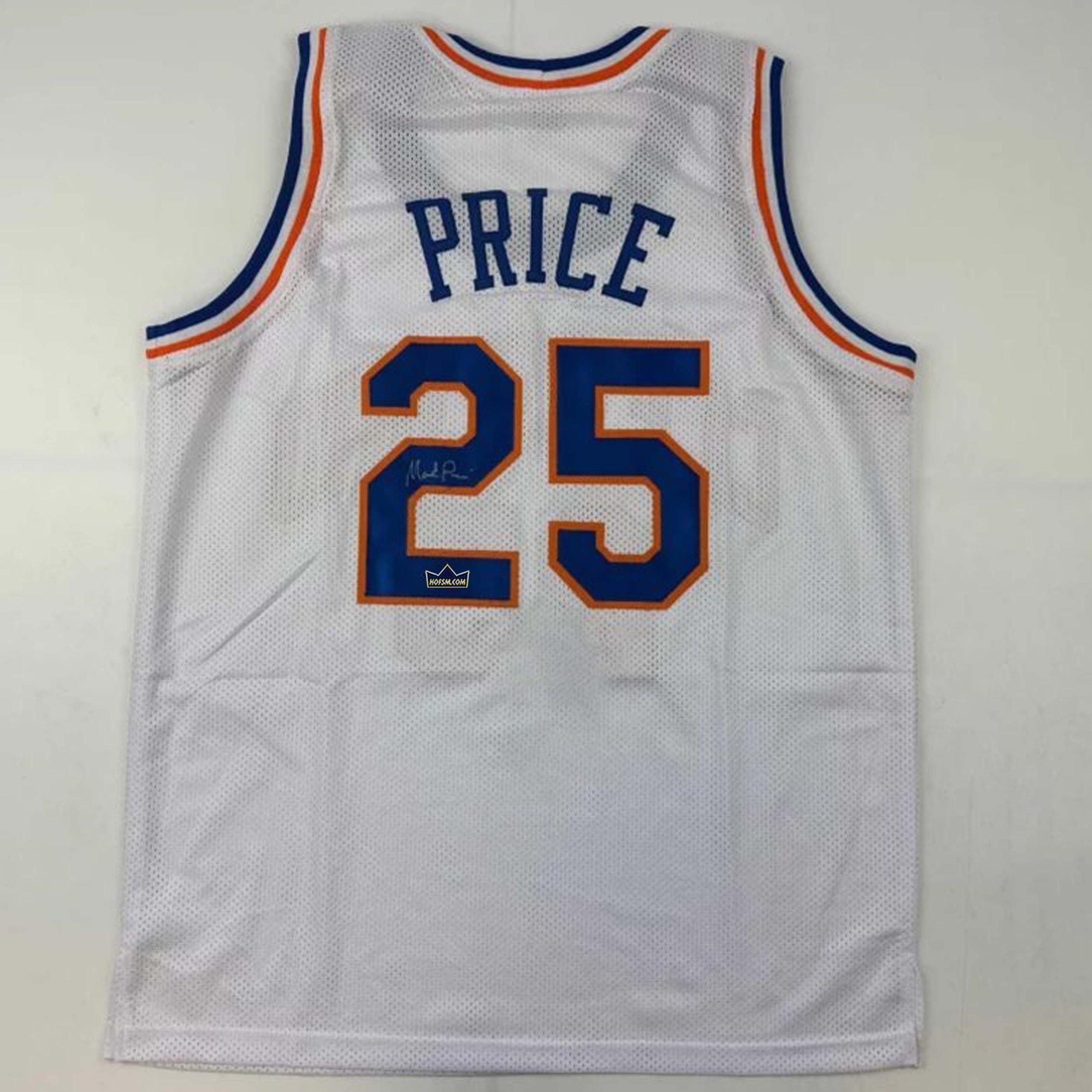 Mark Price Autographed #25 Cleveland Basketball Jersey