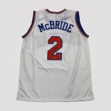 Miles Deuce McBride Autographed #2 New York White Basketball Jersey