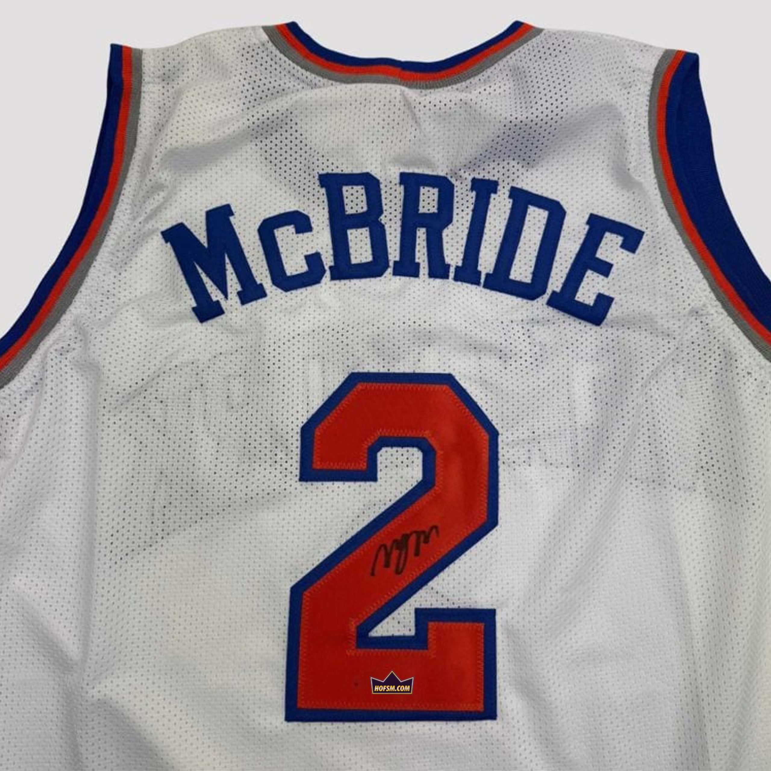 Miles Deuce McBride Autographed #2 New York Basketball Jersey