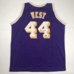 Jerry West Autographed #44 Lakers Basketball Jersey
