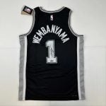 Victor Wembanyama Autographed #1 San Antonio Basketball Jersey