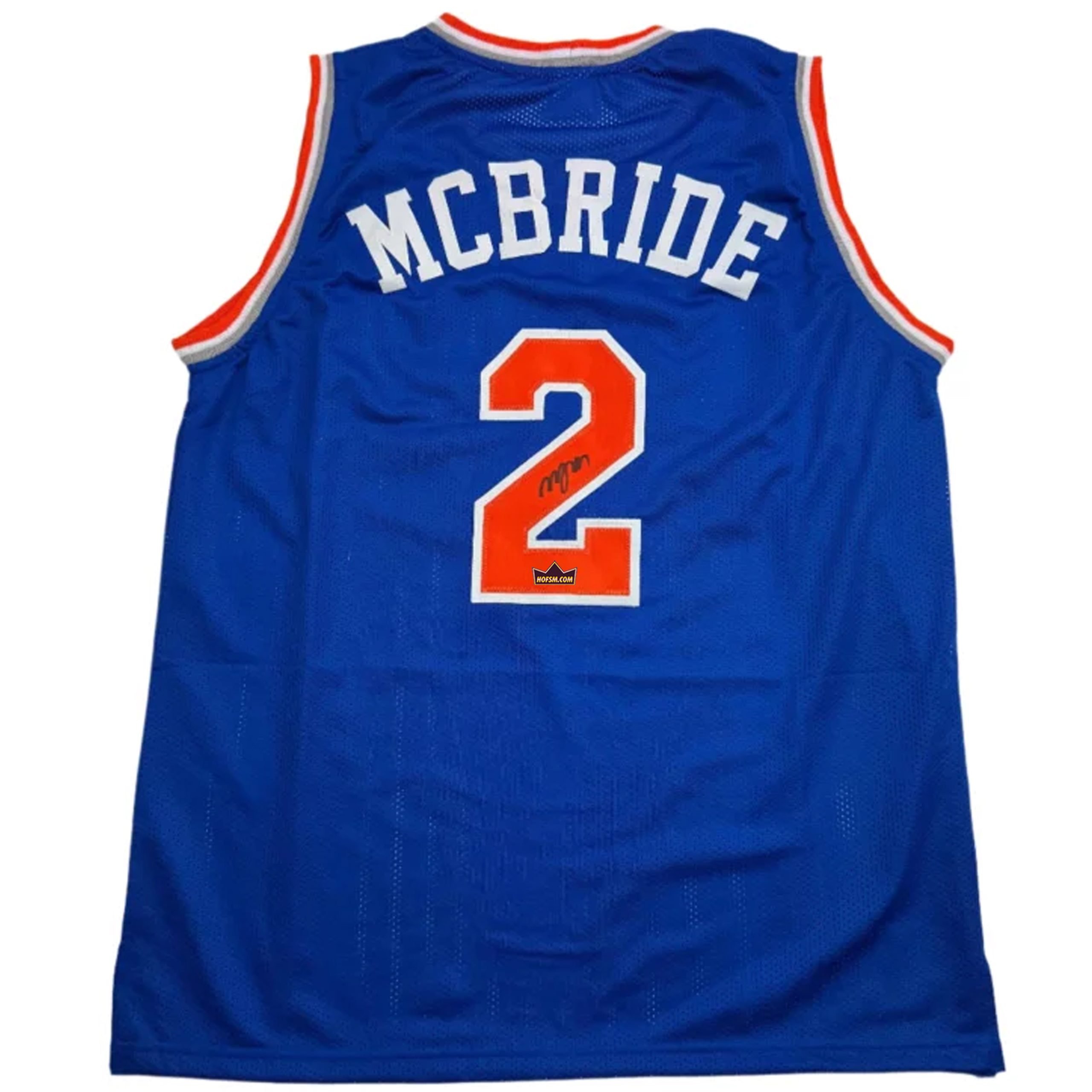 Miles Deuce McBride Autographed #2 New York Basketball Jersey