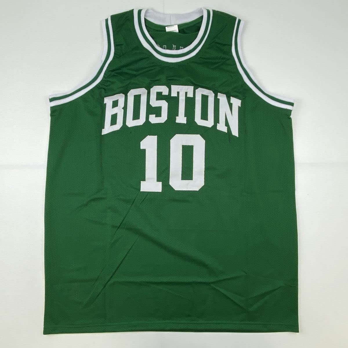 JoJo White Autographed #10 Boston Basketball Jersey