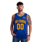 Democratic Republic of Congo Custom Basketball Jersey