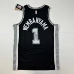 Victor Wembanyama Autographed #1 San Antonio Basketball Jersey