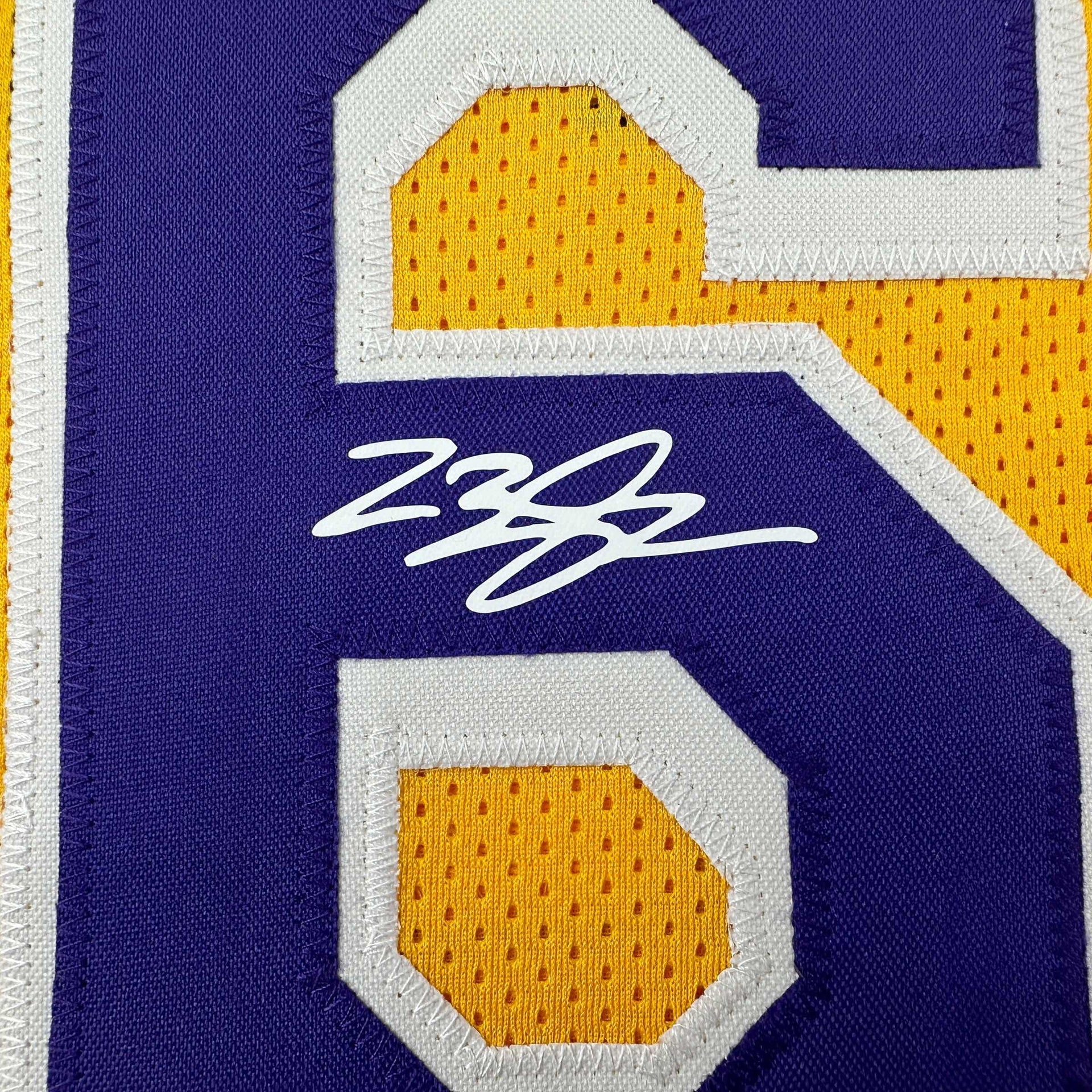 Lebron James Autographed #6 Lakers Basketball Jersey