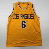Lebron James Autographed #6 Lakers Basketball Jersey