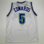 Anthony Edwards Autographed #5 Minnesota Basketball Jersey