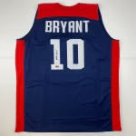 Kobe Bryant Autographed #10 Team USA Basketball Jersey