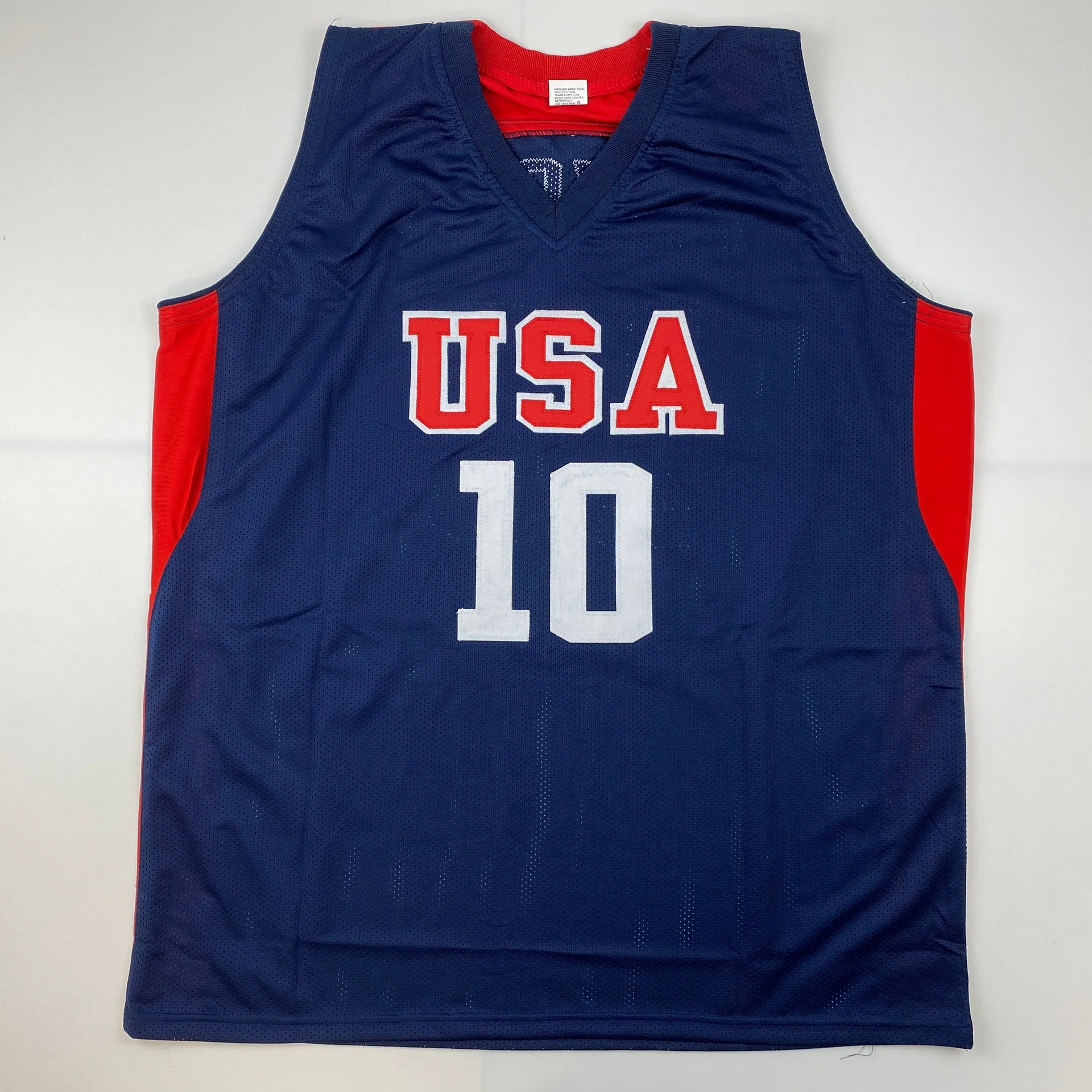 Kobe Bryant Autographed #10 Team USA Basketball Jersey