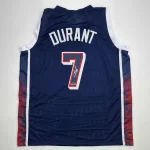 Kevin Durant Autographed #7 Team USA Basketball Jersey