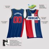 Dominican Republic Custom Basketball Jersey