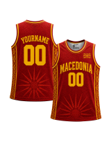 Macedonia Custom Basketball Jersey