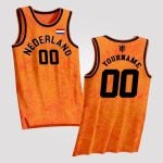 Netherlands Custom Basketball Jersey