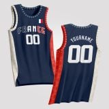 France Custom Basketball Jersey