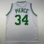 Paul Pierce Autographed #34 Boston Basketball Jersey