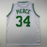 Paul Pierce Autographed #34 Boston White Basketball Jersey