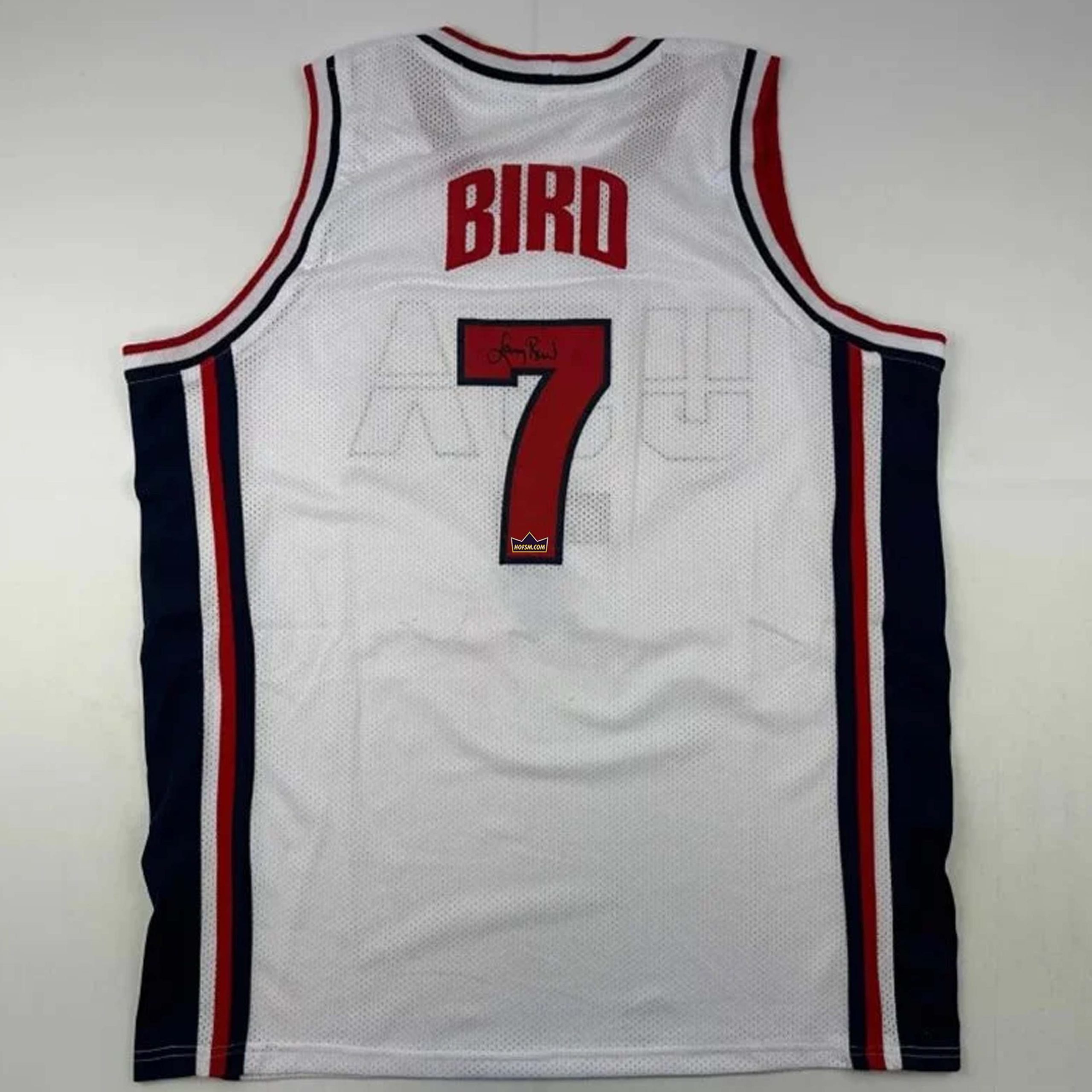 Larry Bird Autographed #7 USA Basketball Jersey