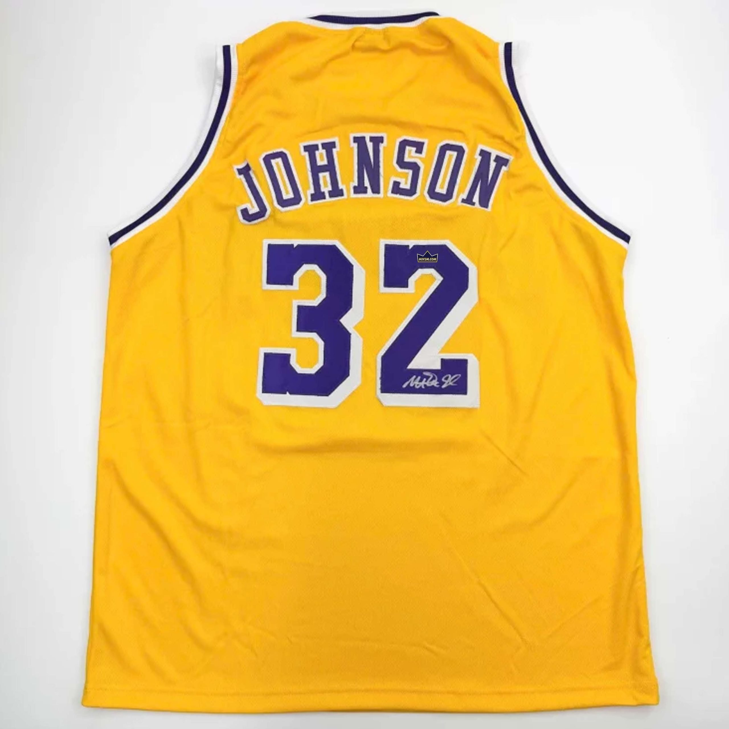 Earvin Magic Johnson Autographed #32 Lakers Basketball Jersey
