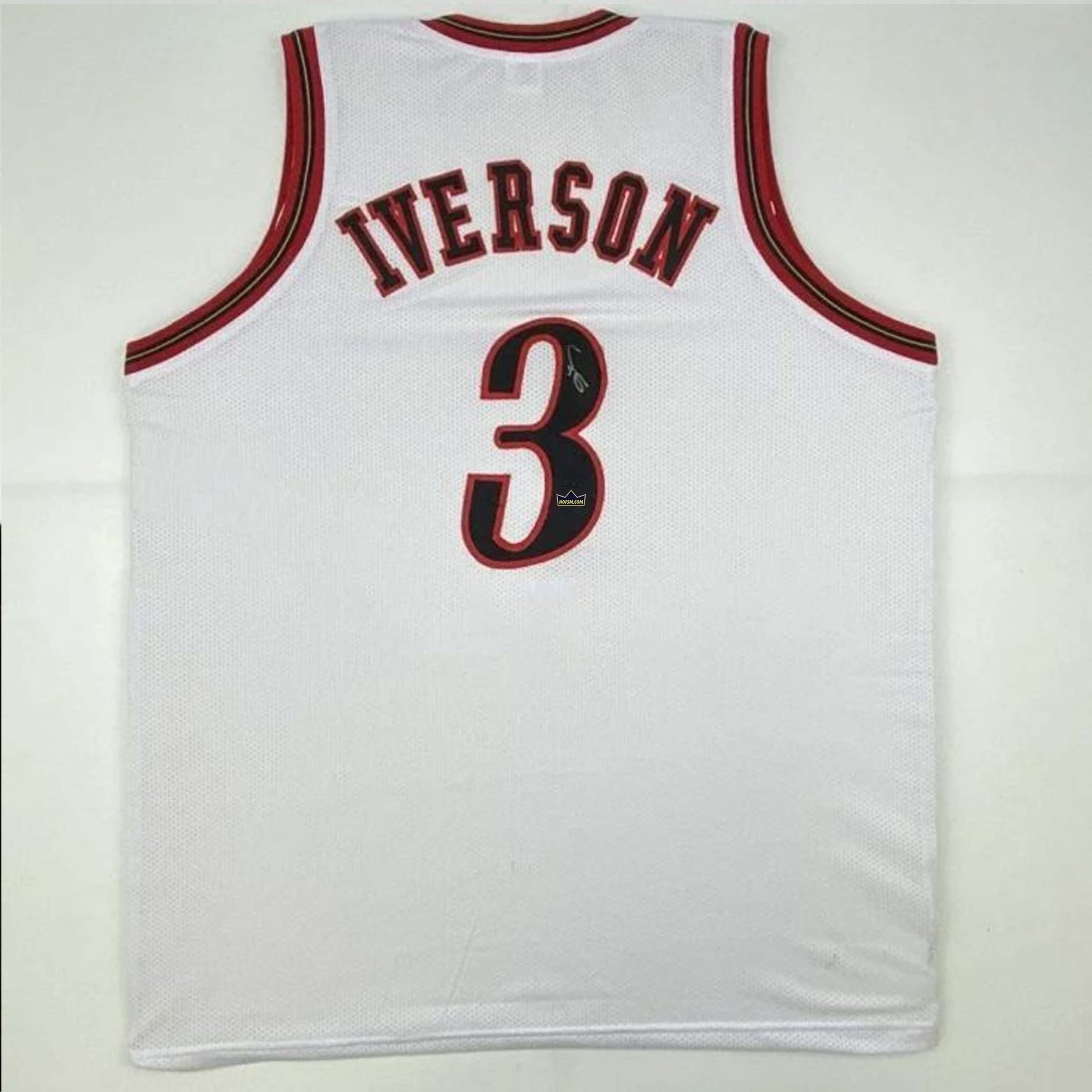 Allen Iverson Autographed #3 Philadelphia Basketball Jersey