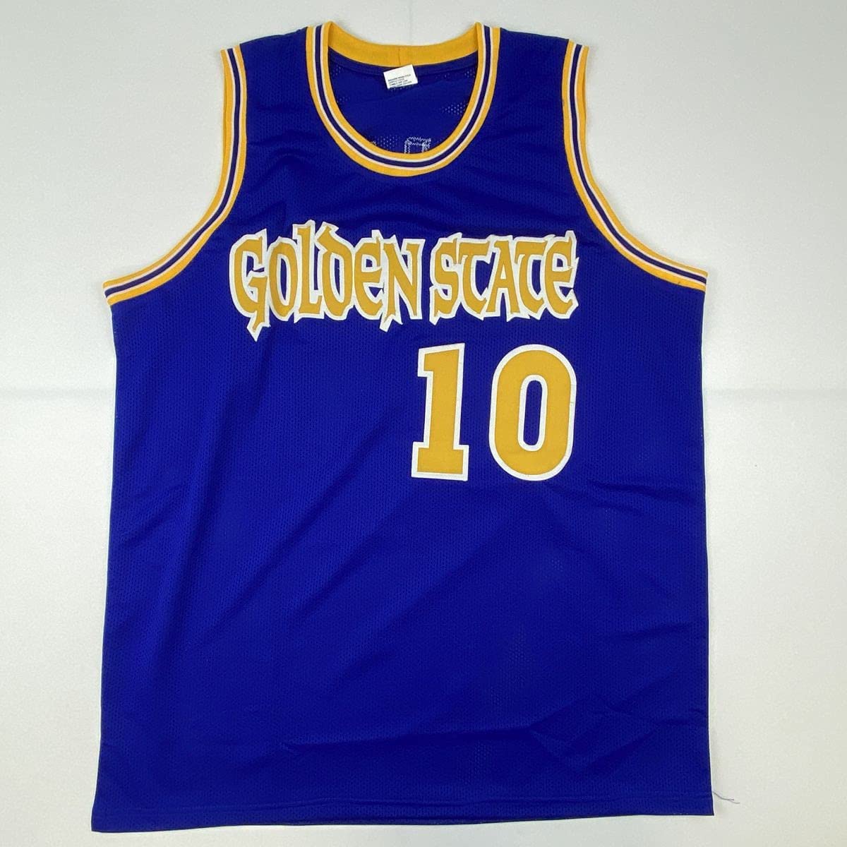 Tim Hardaway Autographed #10 Golden State Basketball Jersey