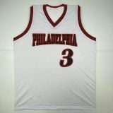 Allen Iverson Autographed #3 Philadelphia Basketball Jersey
