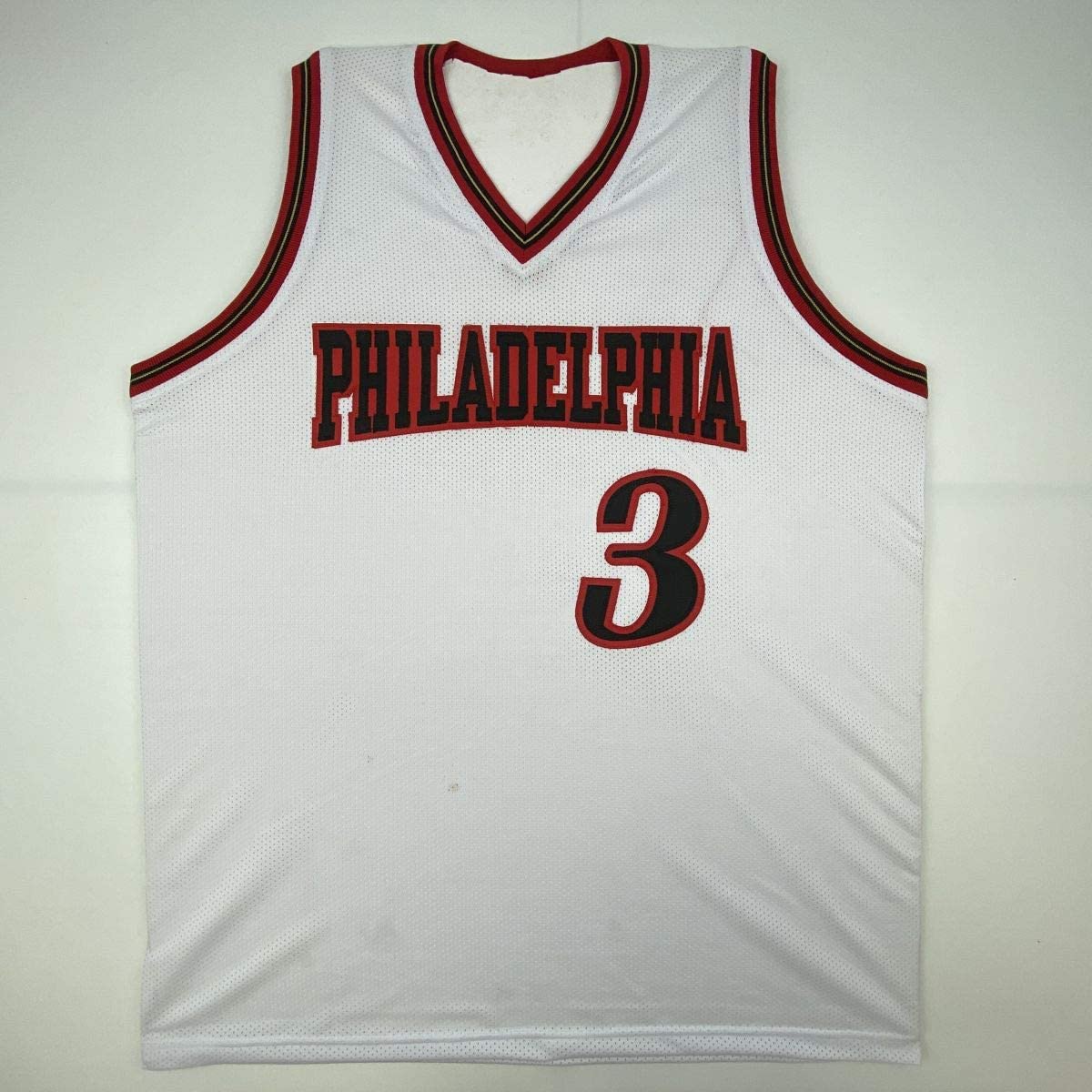 Allen Iverson Autographed #3 Philadelphia Basketball Jersey