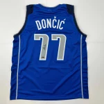 Luka Doncic Autographed #77 Dallas Basketball Jersey