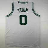 Jayson Tatum Autographed #0 Boston White Basketball Jersey