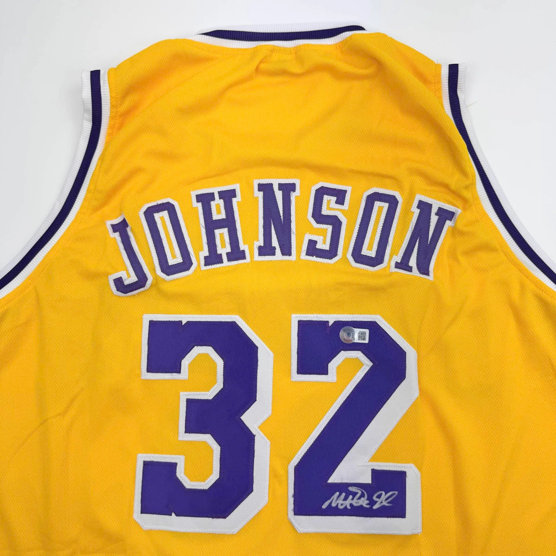Earvin Magic Johnson Autographed #32 Lakers Basketball Jersey