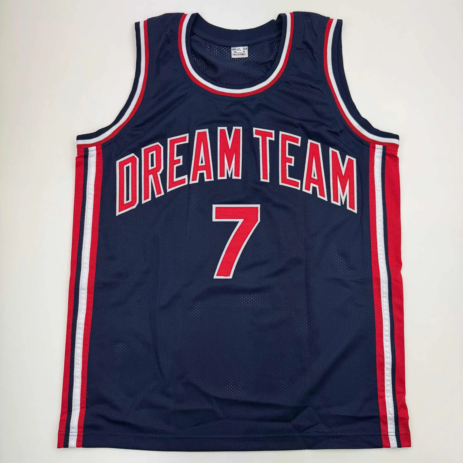 Larry Bird Autographed #7 USA Basketball Jersey