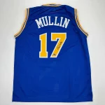 Chris Mullin Autographed #17 Golden State Basketball Jersey