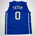 Jayson Tatum Autographed #0 Duke Basketball Jersey