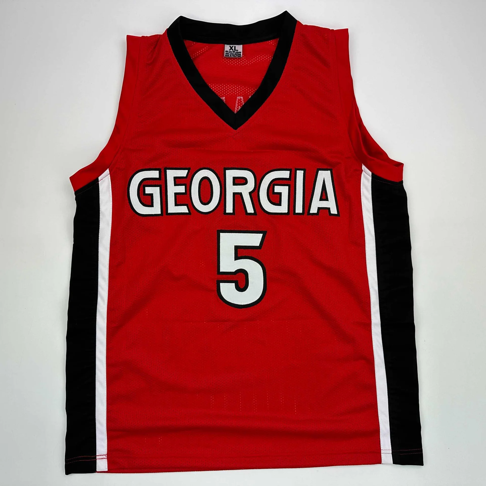 Anthony Edwards Autographed #5 Georgia Basketball Jersey