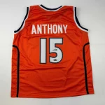 Carmelo Anthony Autographed #15 Syracuse Basketball Jersey