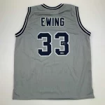 Patrick Ewing Autographed #33 Georgetown Basketball Jersey