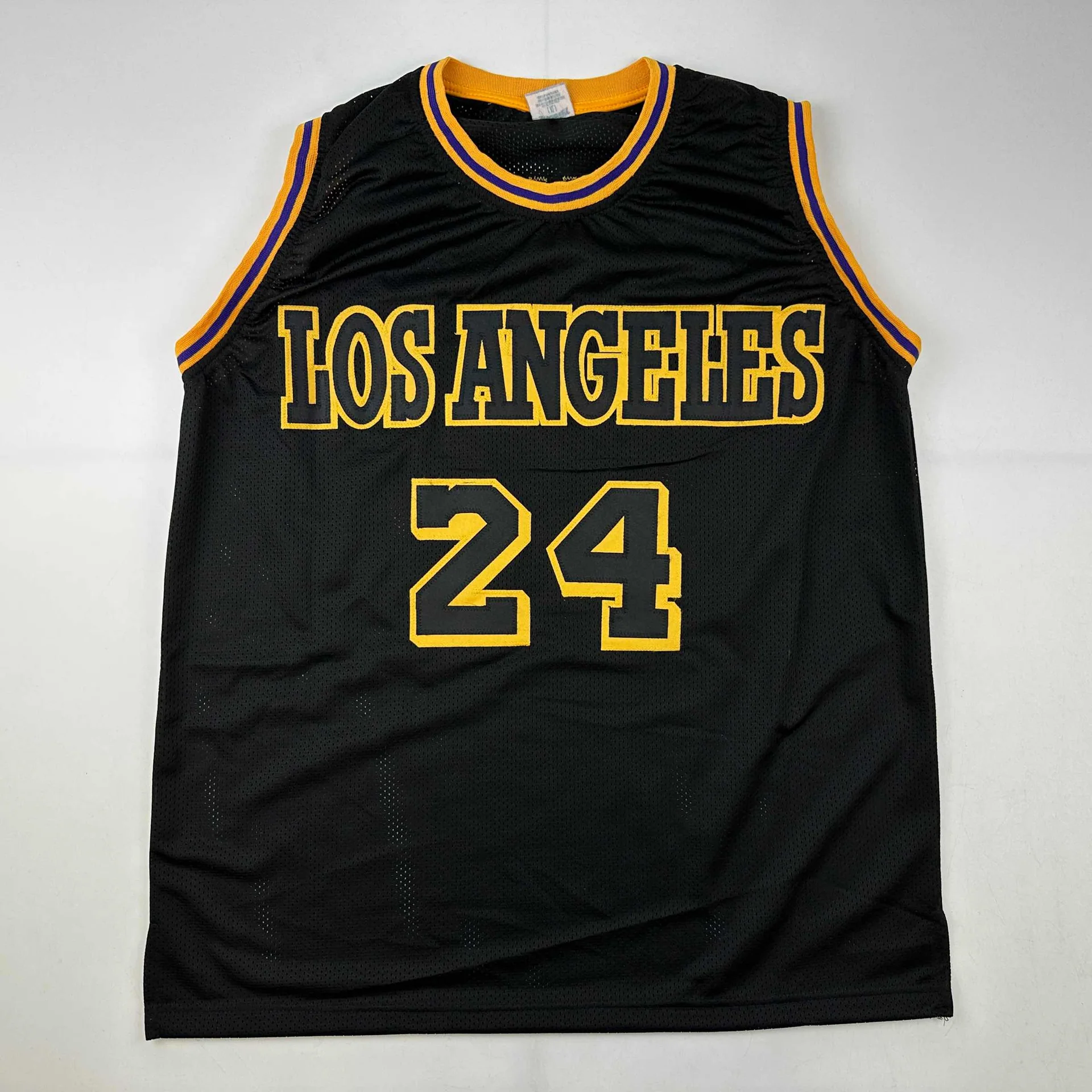 Kobe Bryant Autographed #24 Los Angeles Basketball Jersey