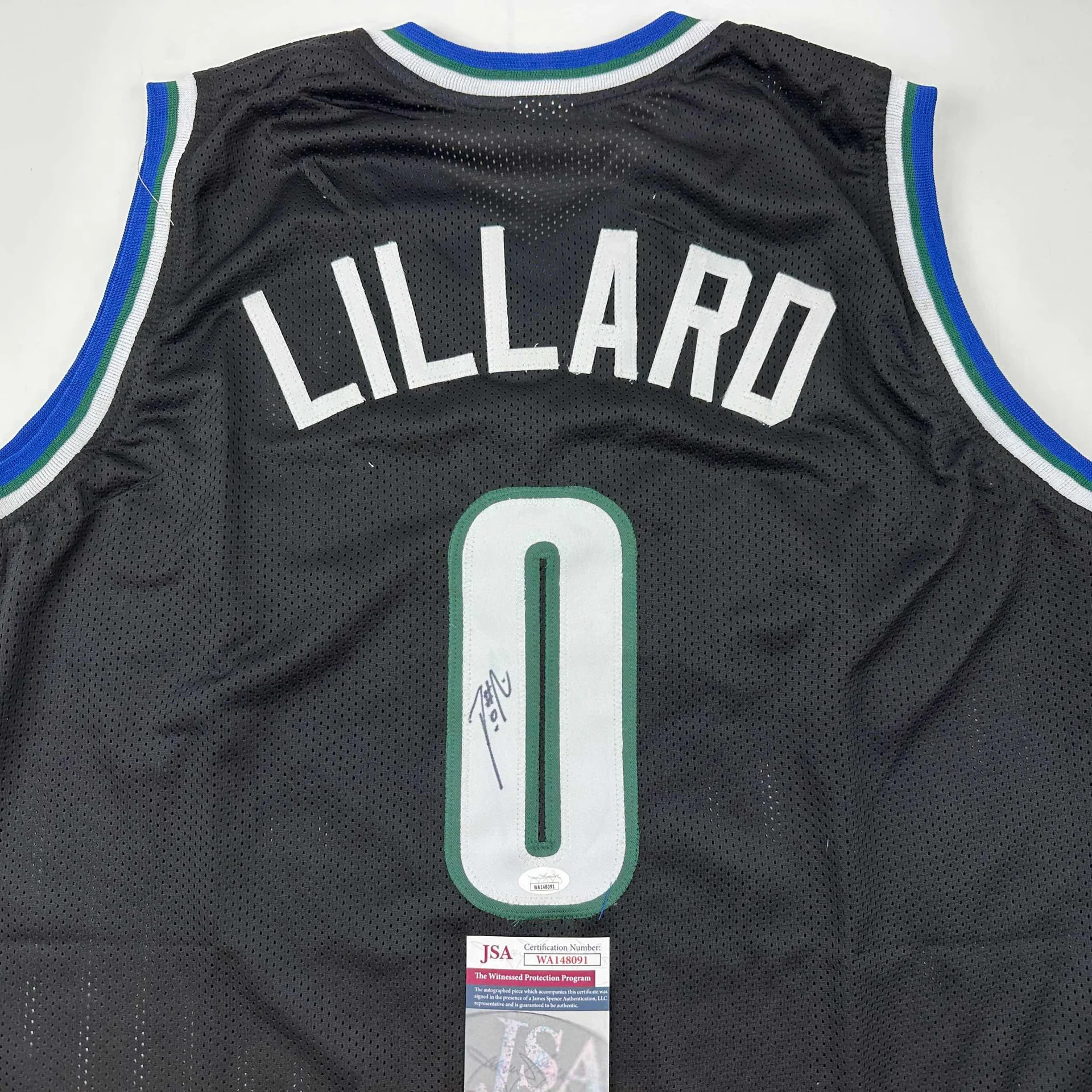 Damian Lillard Autographed #0 Milwaukee Basketball Jersey